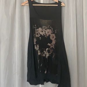 All Saints sleeveless floral wreath top